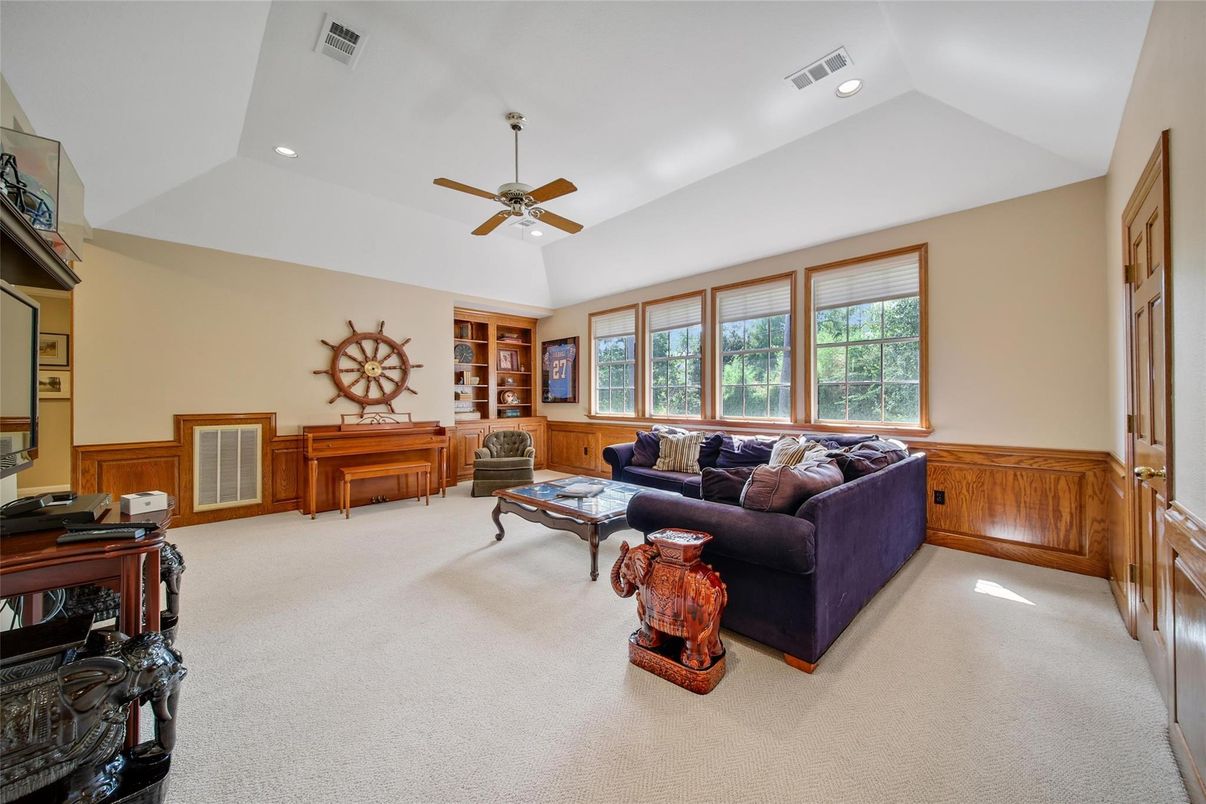 Interior, Living room, Recessed Lighting