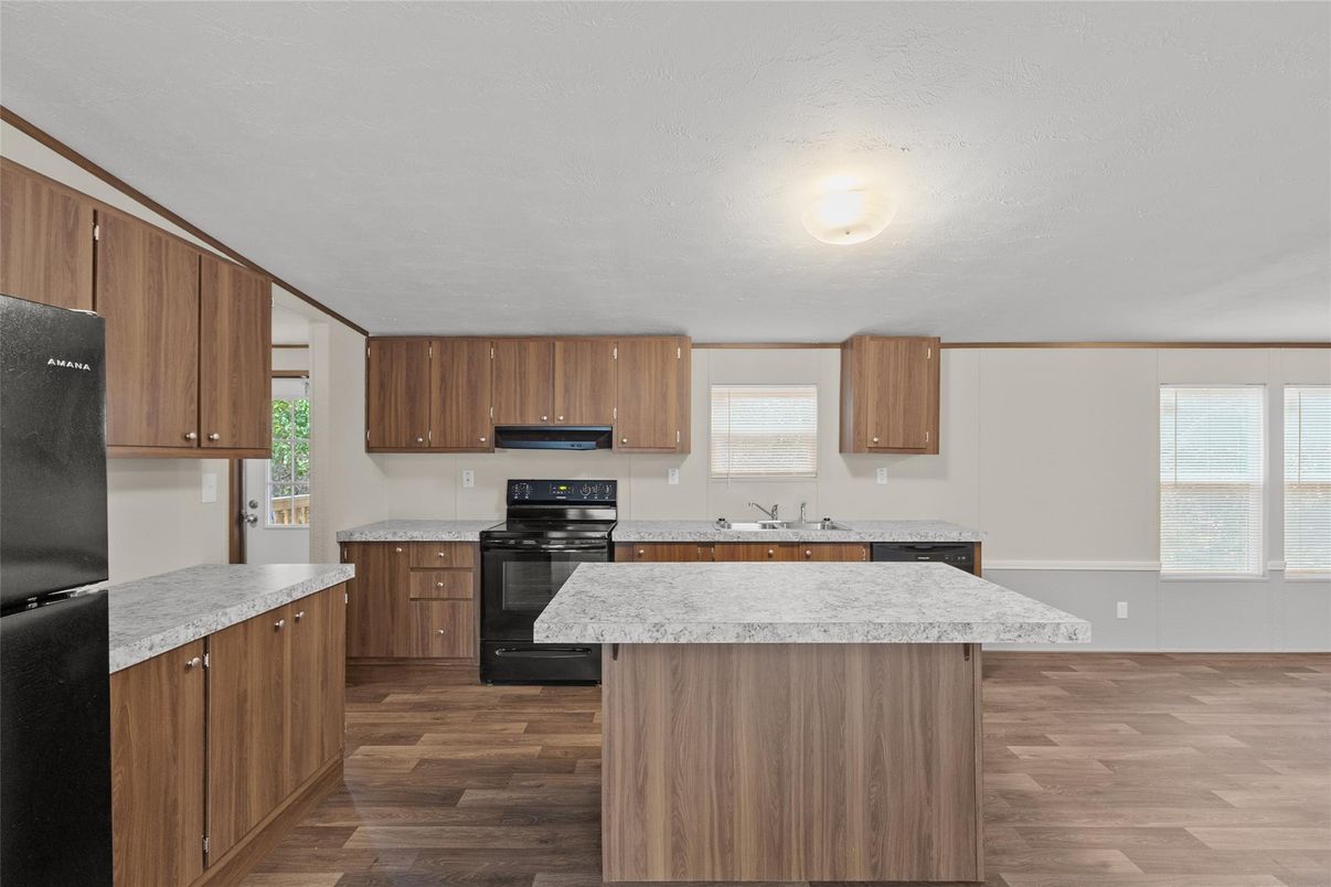 Interior, Kitchen, Wood Texture Flooring