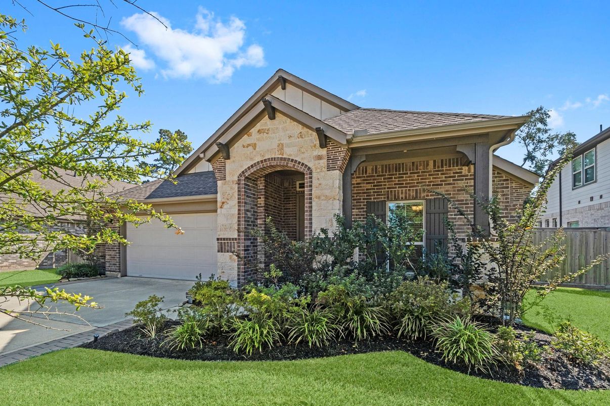Attached, Exterior, Facade, Brick Facade, Brick Traditional