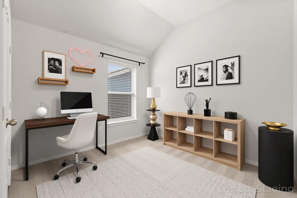 Home Office, Interior, Wood Texture Flooring