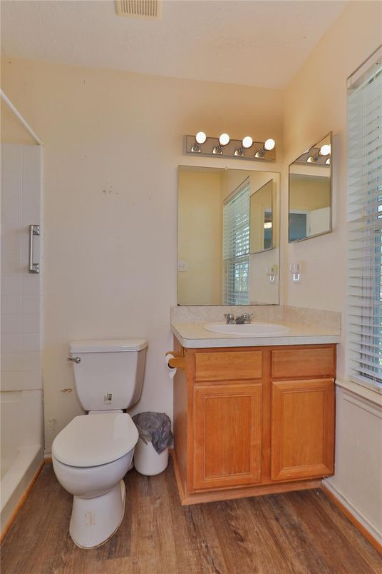 Bathroom, Interior, Wood Texture Flooring