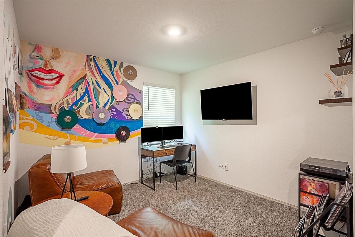 Home Office, Interior, Recessed Lighting