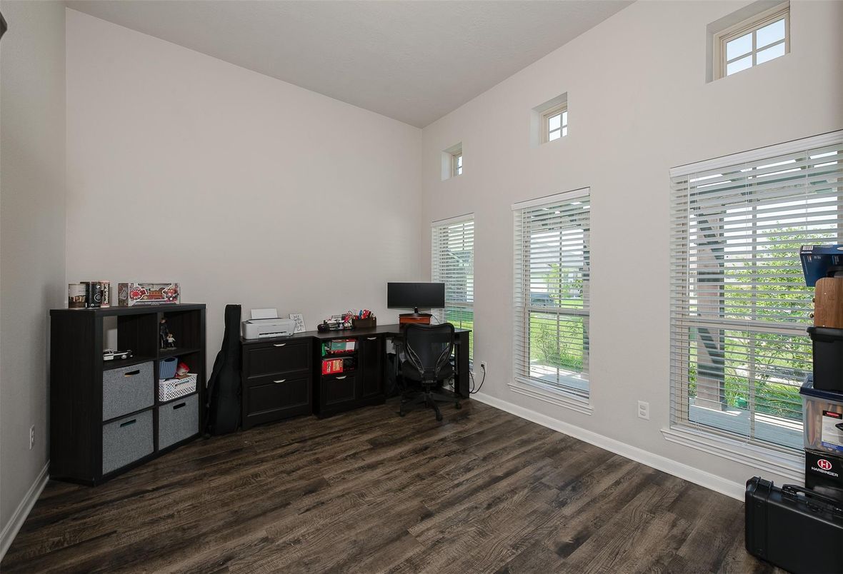 Home Office, Interior, Wood Texture Flooring