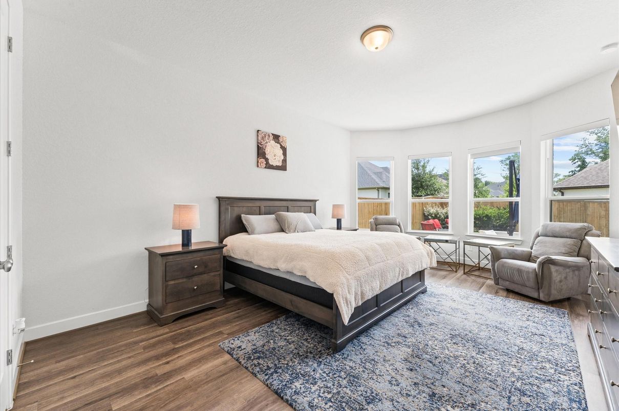 Bedroom, Interior, Wood Texture Flooring