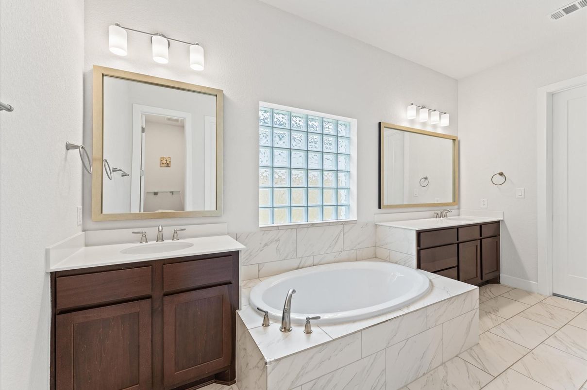 Bathroom, Dual Sink Vanities, Interior, Marble