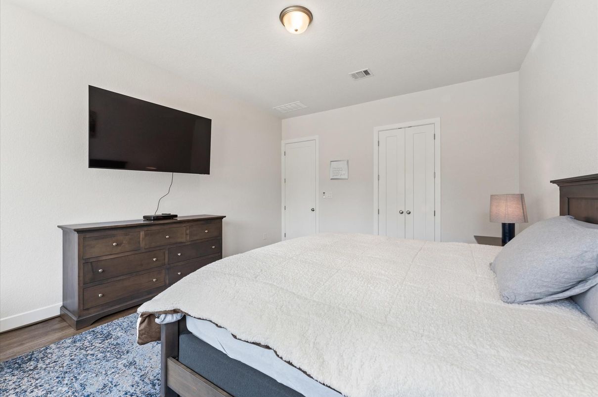 Bedroom, Interior, Wood Texture Flooring