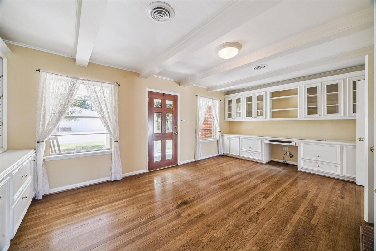 Home Office, Interior, Wood Texture Flooring
