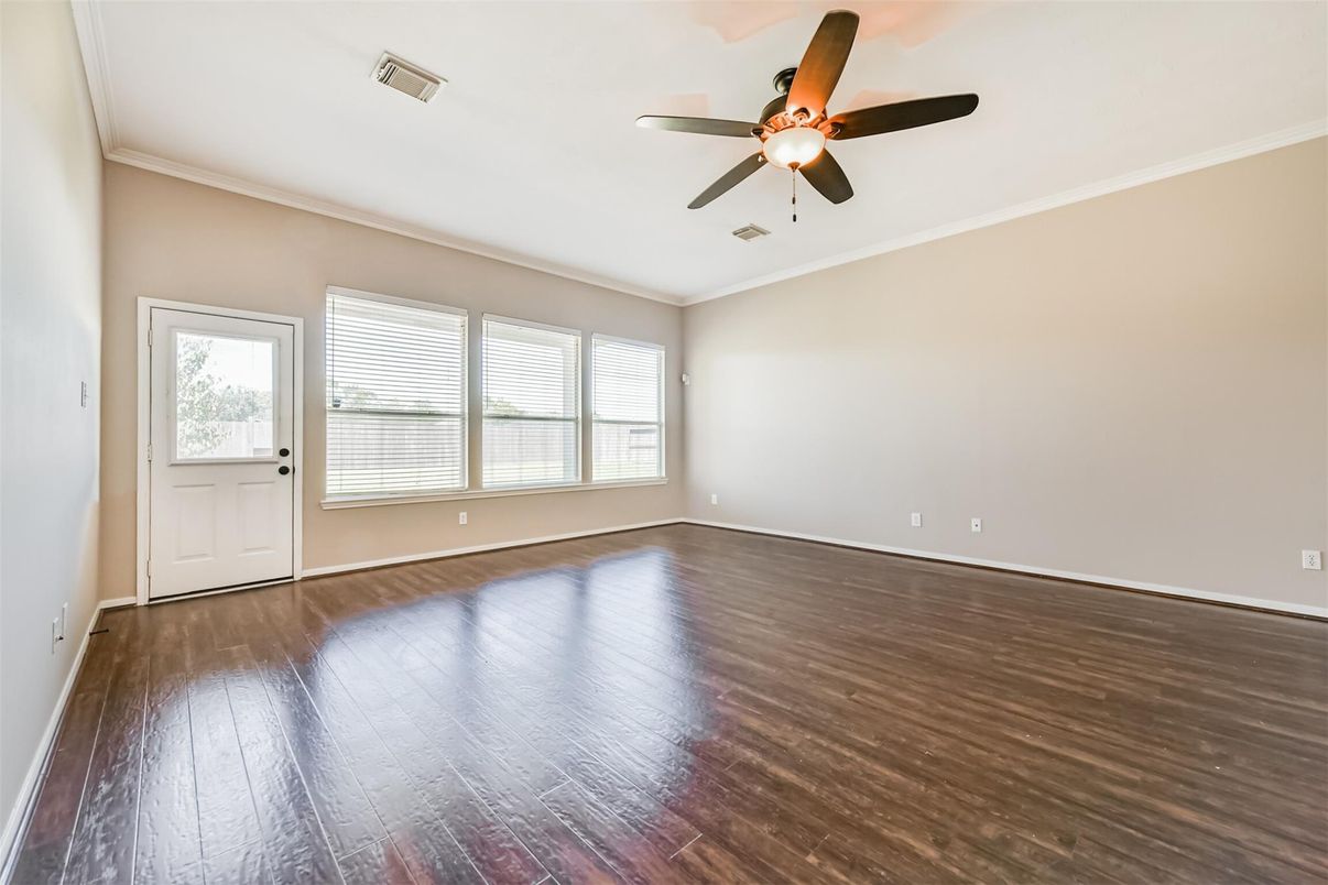 Empty room, Interior, Wood Texture Flooring