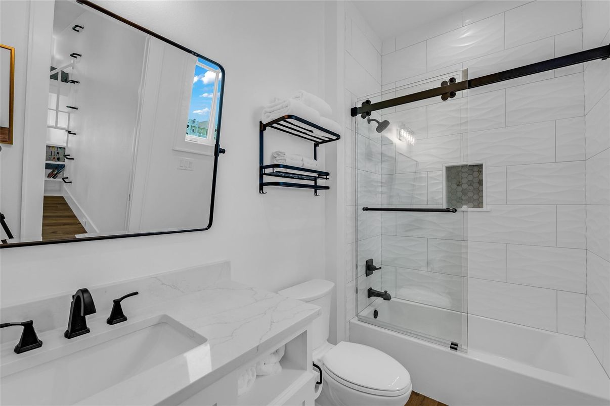 Bathroom, Glass Shower, Interior, Marble Walls