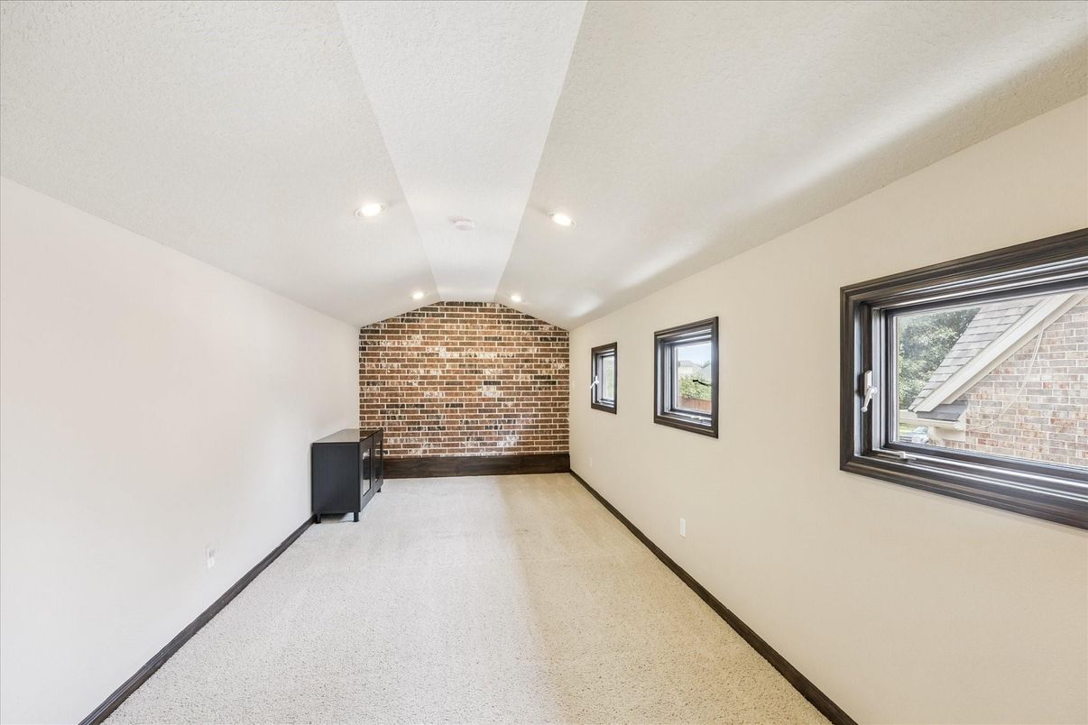 Interior, Recessed Lighting, Stone Walls