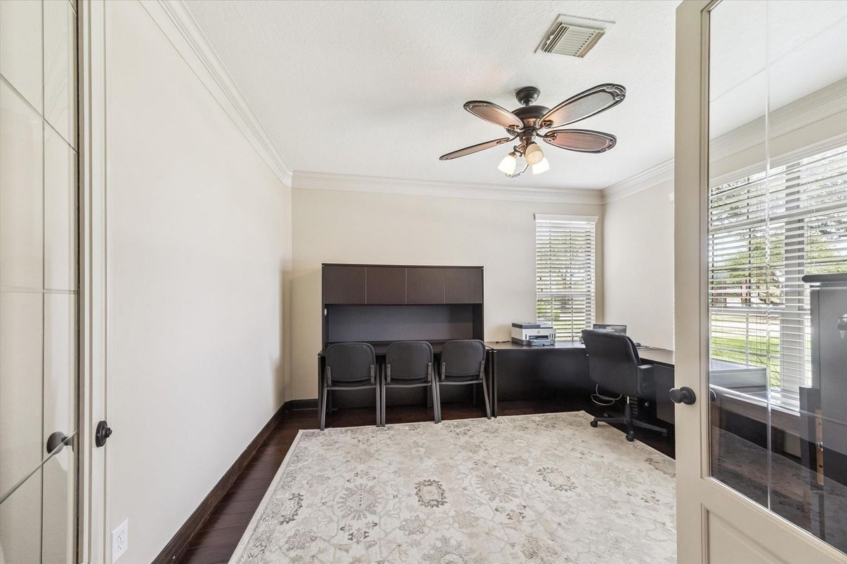Home Office, Interior, Wood Texture Flooring