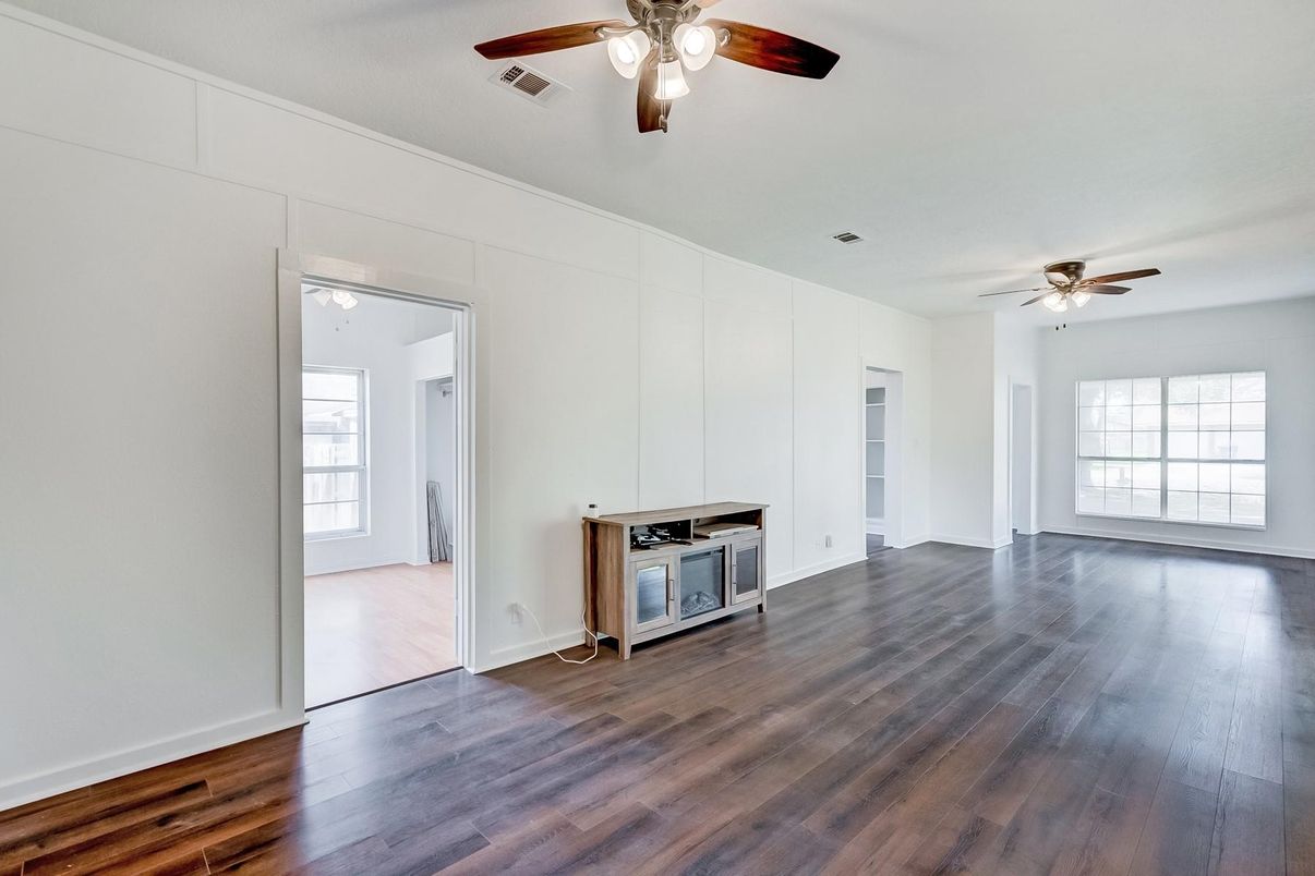 Empty room, Interior, Wood Texture Flooring