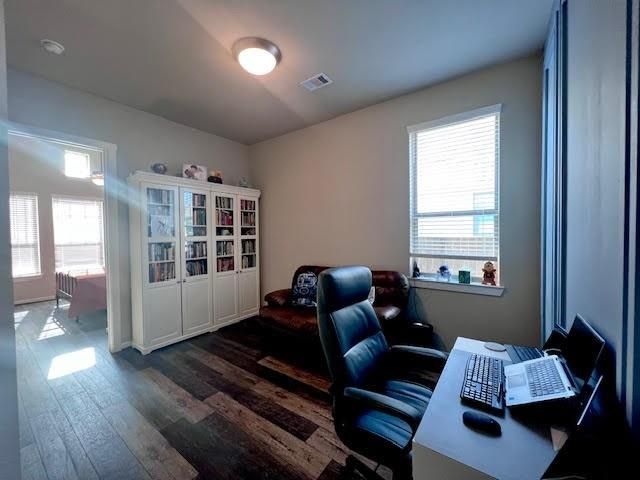 Home Office, Interior, Wood Texture Flooring