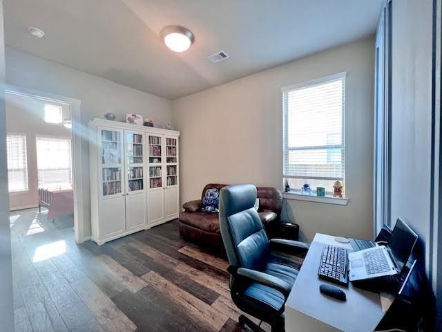 Home Office, Interior, Wood Texture Flooring