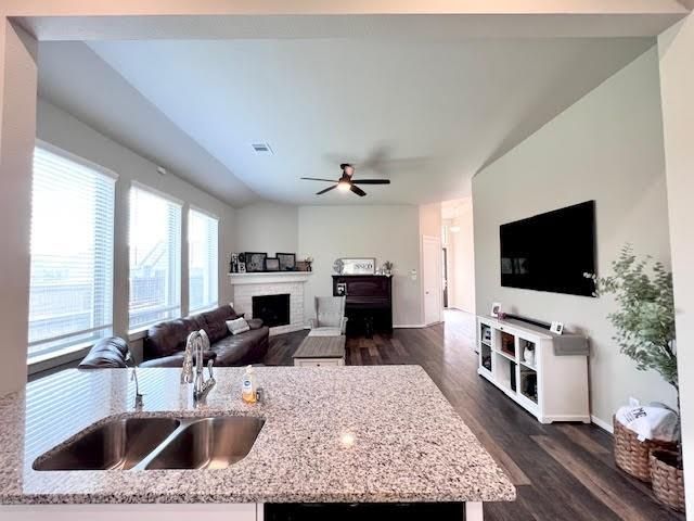 Fireplace, Interior, Living room, Wood Texture Flooring