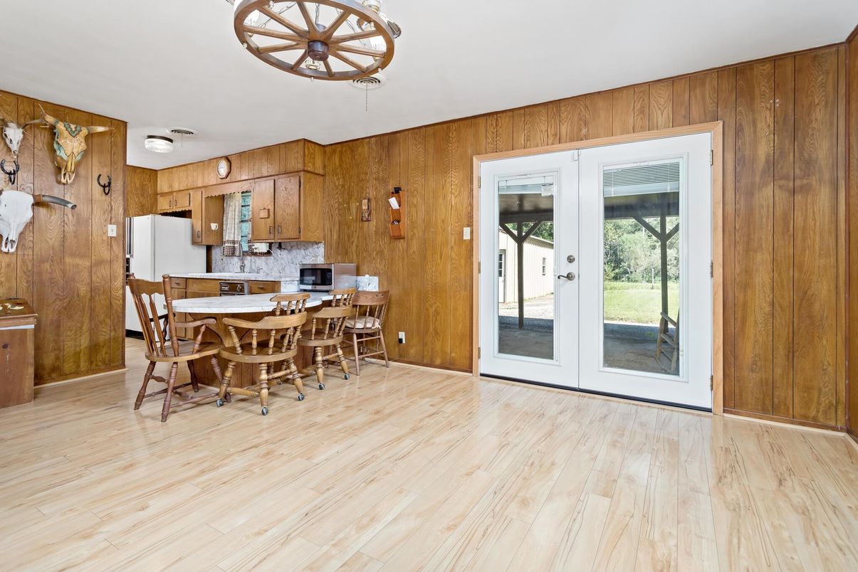Dining room, Interior, Kitchen, Wood Texture Flooring, Wooden Walls