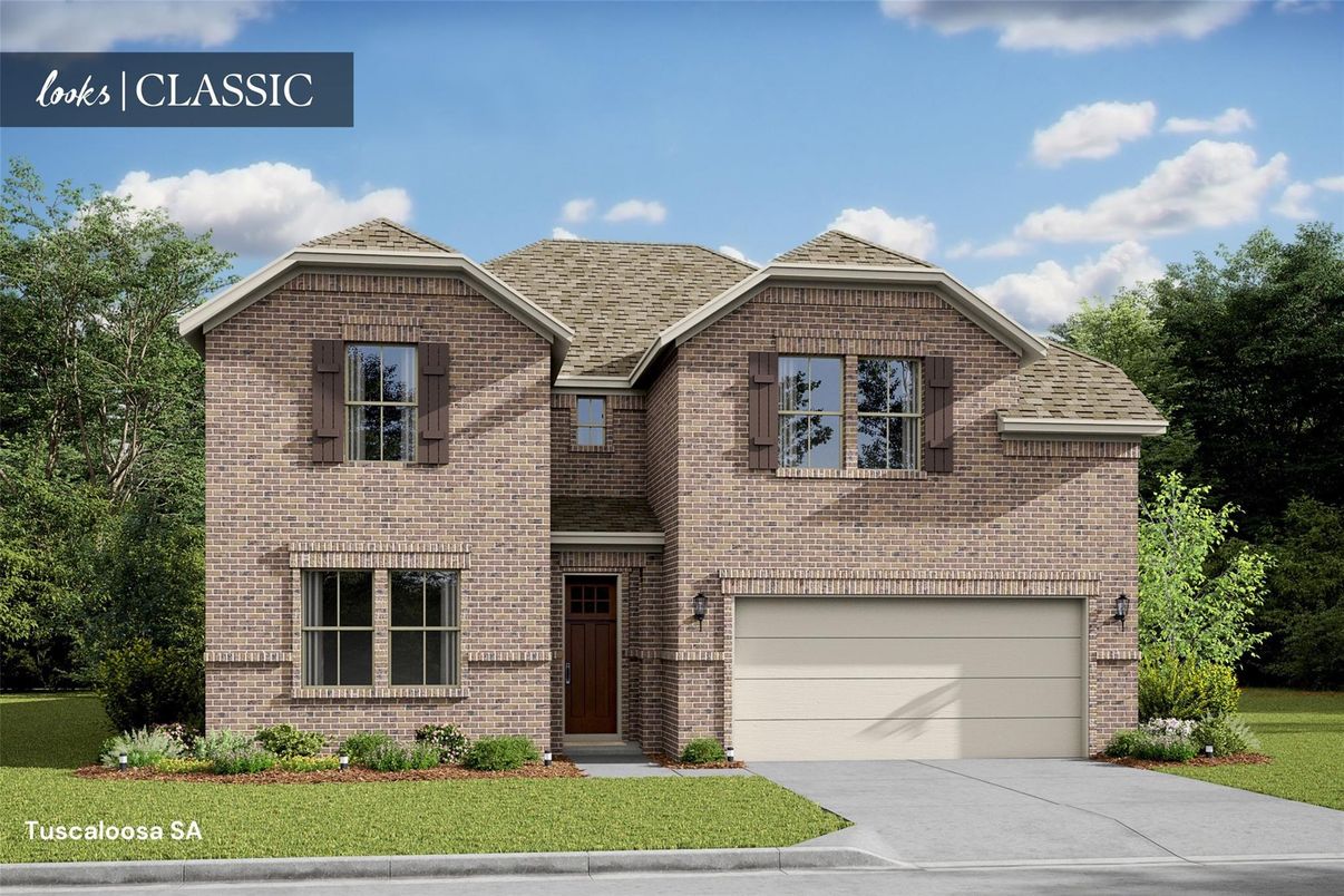 Attached, Exterior, Facade, Brick Facade, Brick Traditional