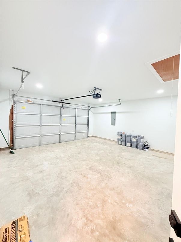 Garage, Interior, Recessed Lighting