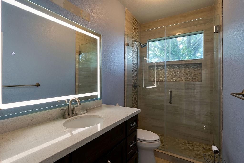Bathroom, Glass Shower, Interior