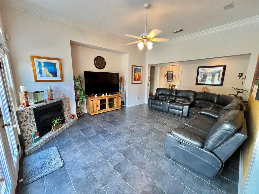 Home Theatre Room, Fireplace, Interior, Living room