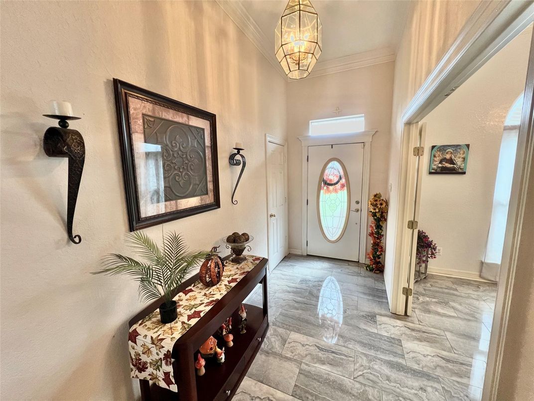 Chandelier, Interior, Marble, Pendant Lights, Wood Texture Flooring