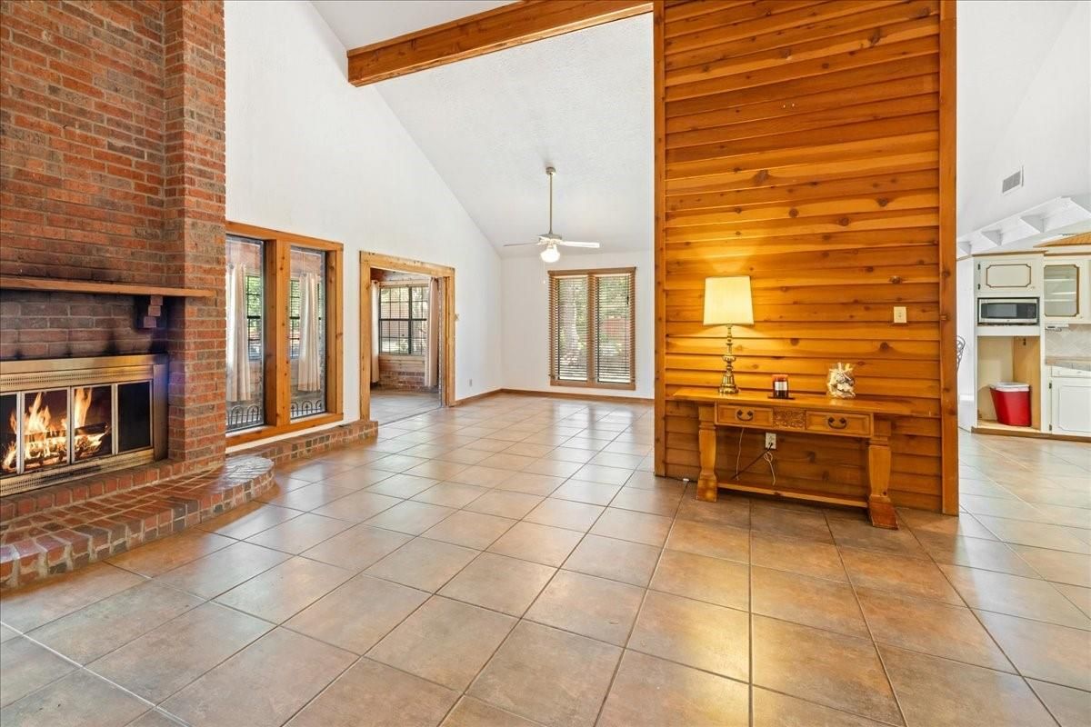 Fireplace, Interior, Stone Walls, Wooden Beams, Wooden Ceilings, Wooden Walls