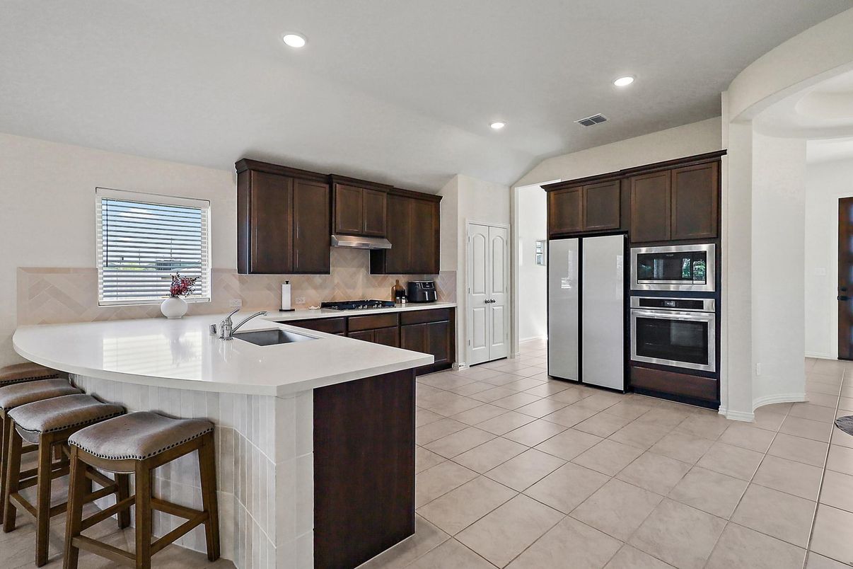 Interior, Kitchen, Recessed Lighting, Stainless Steel Appliances