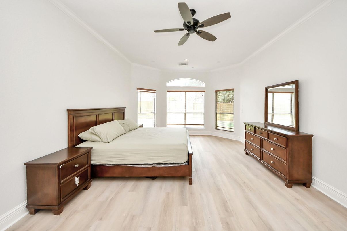 Bedroom, Interior, Wood Texture Flooring