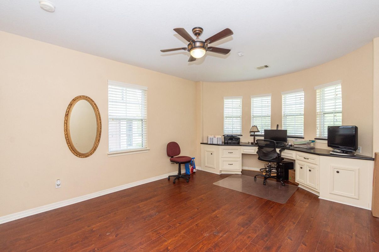 Home Office, Interior, Wood Texture Flooring