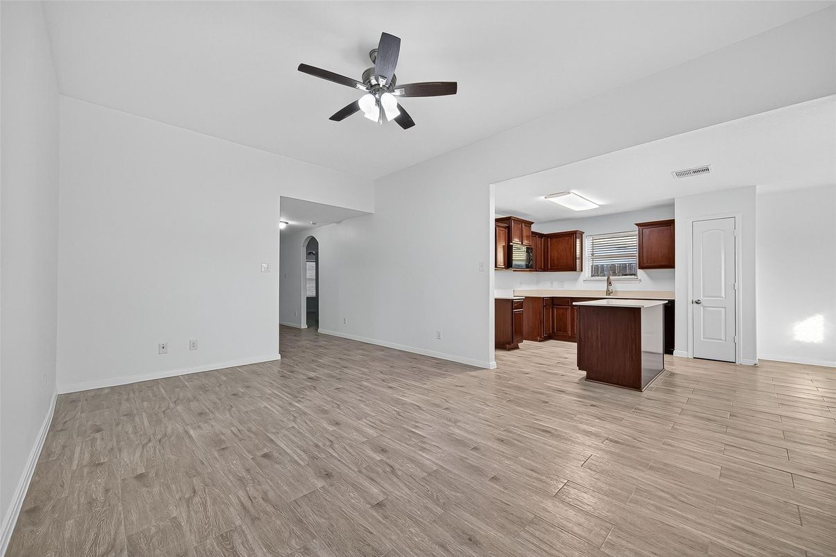 Interior, Kitchen, Wood Texture Flooring