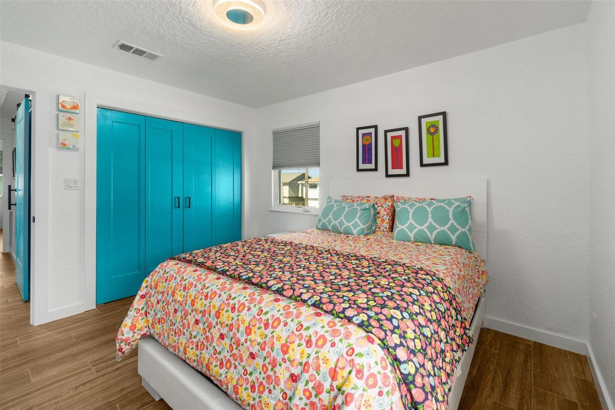 Bedroom, Interior, Wood Texture Flooring