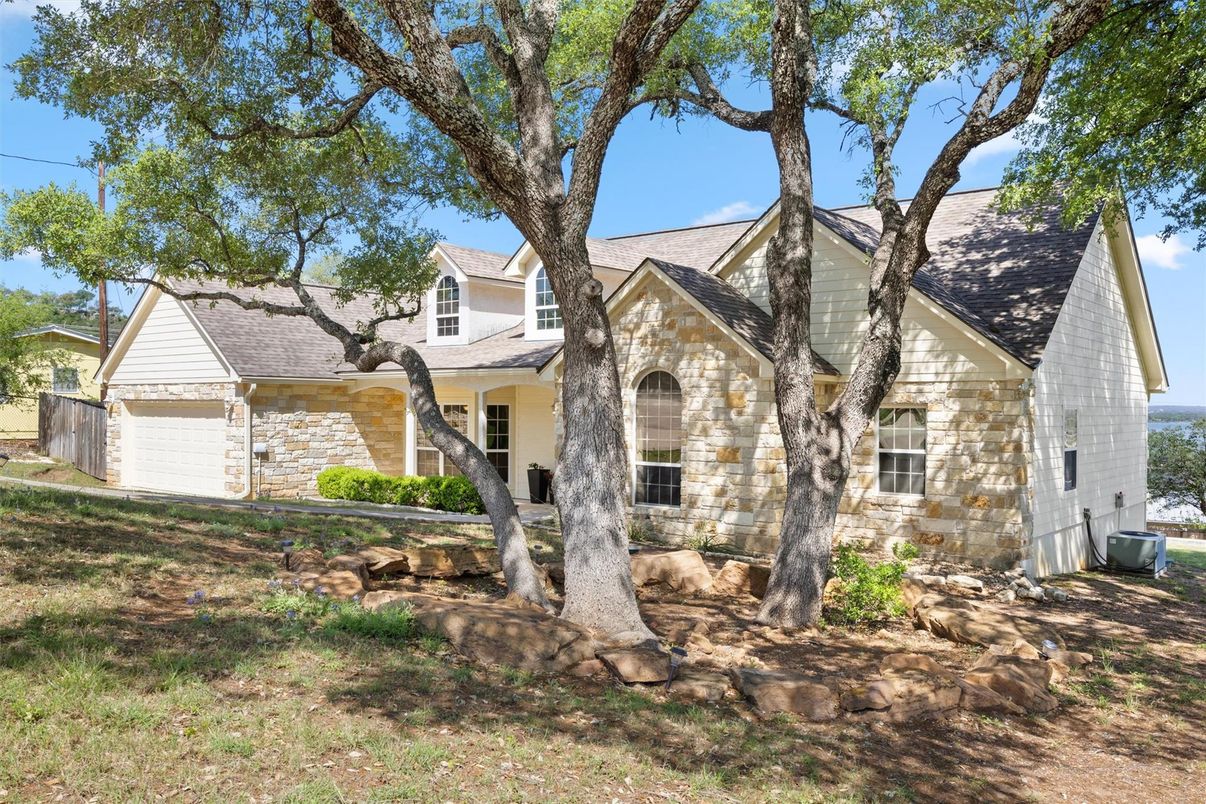Attached, Detached Garage, Exterior, Facade, French Provincial