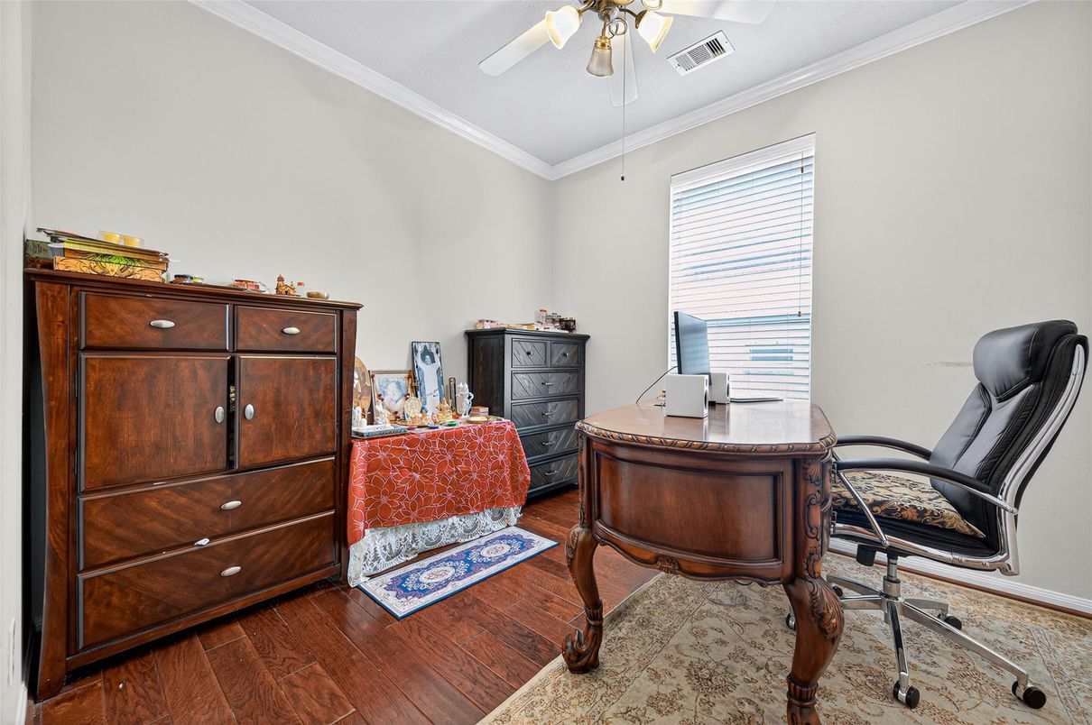 Home Office, Interior, Wood Texture Flooring