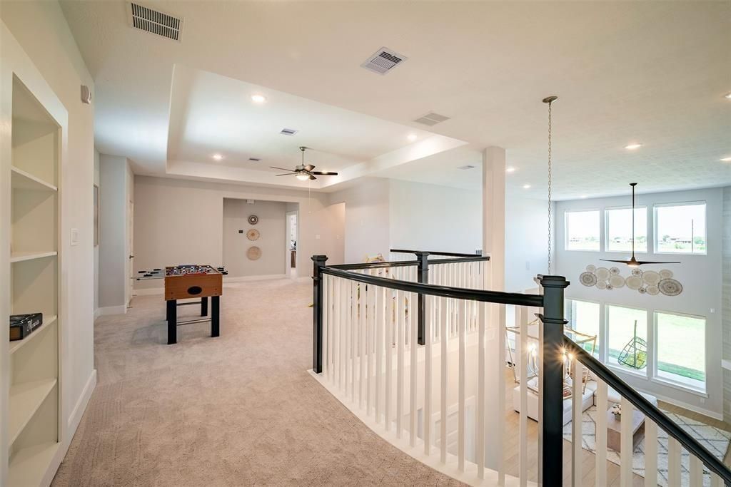 Game Room, Interior, Pendant Lights, Recessed Lighting