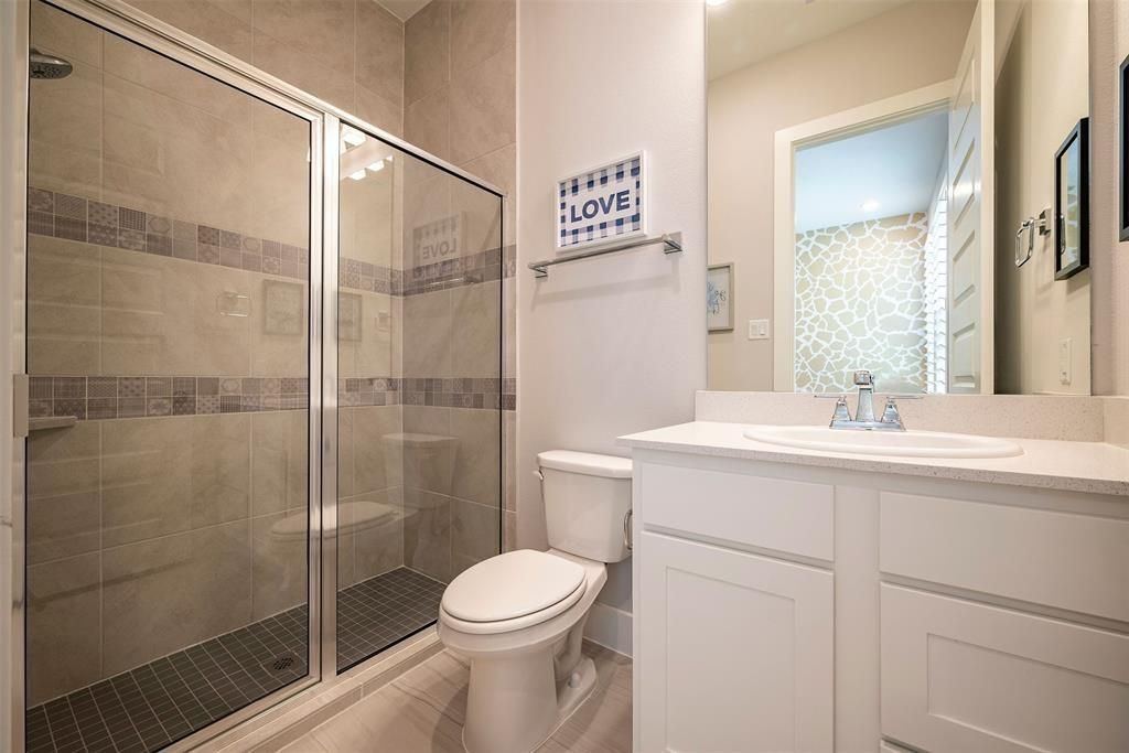 Bathroom, Glass Shower, Interior