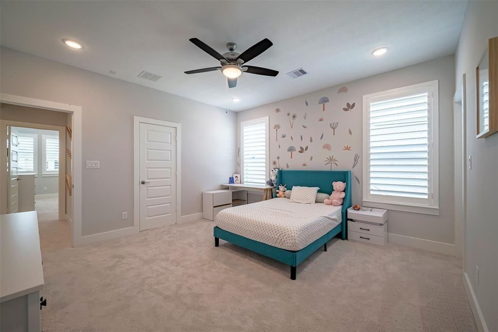 Bedroom, Interior, Recessed Lighting