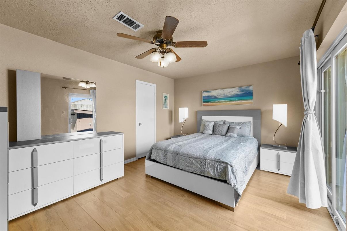 Bedroom, Interior, Wood Texture Flooring