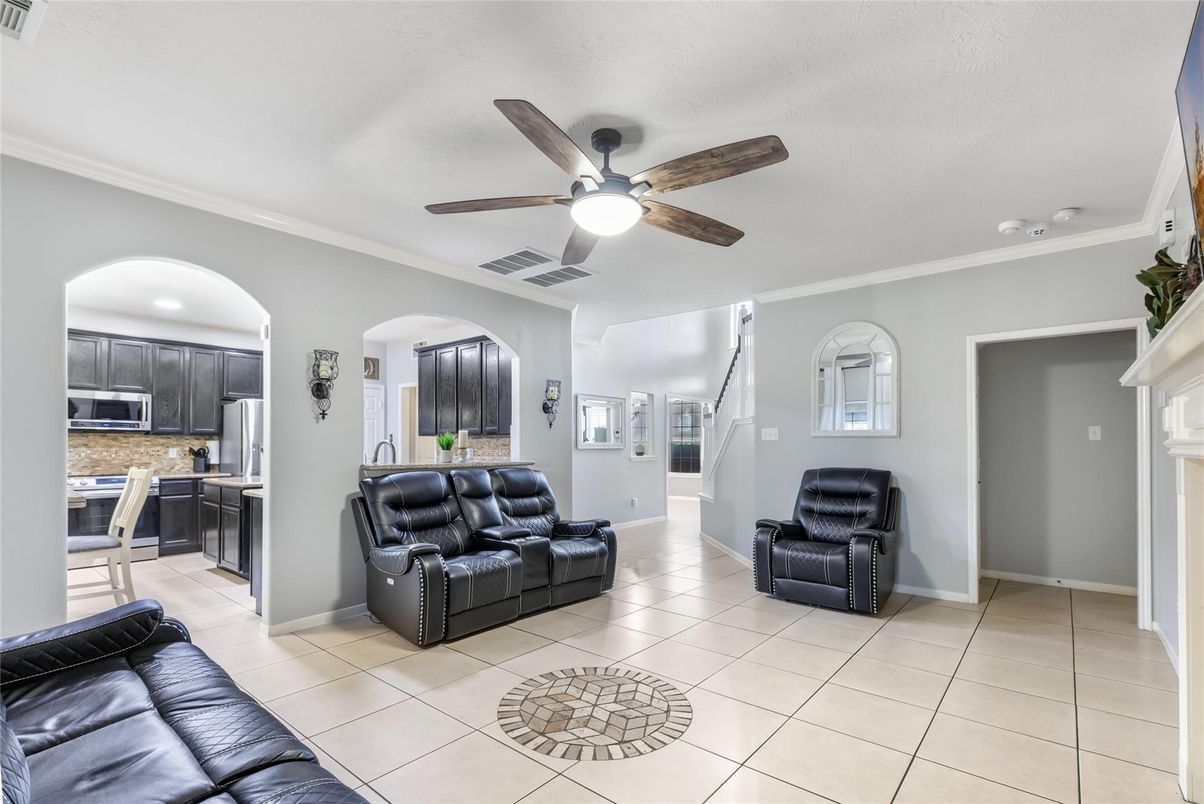 Interior, Kitchen, Living room