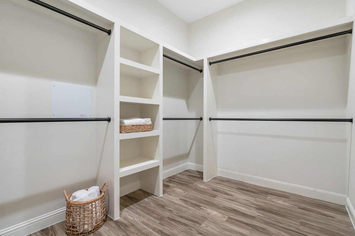 Interior, Walk-in Closets, Wood Texture Flooring