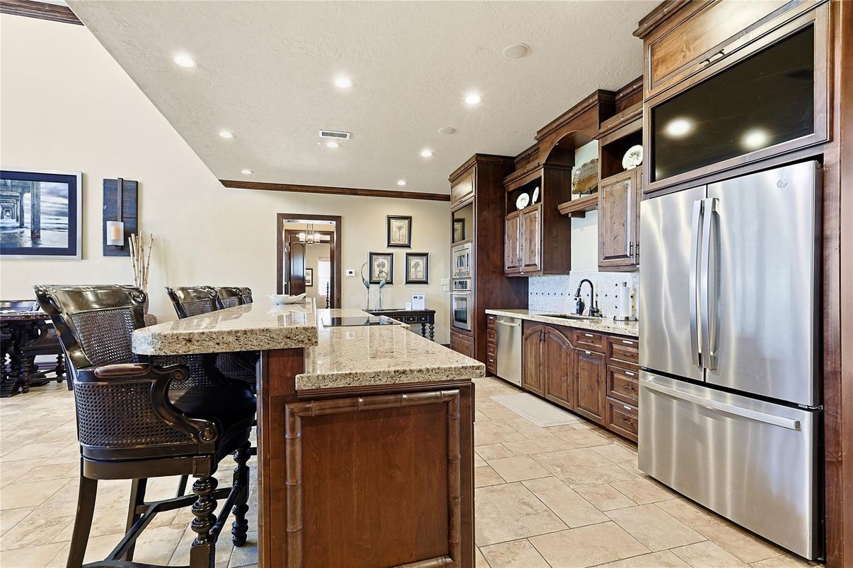 Interior, Kitchen, Recessed Lighting, Stainless Steel Appliances