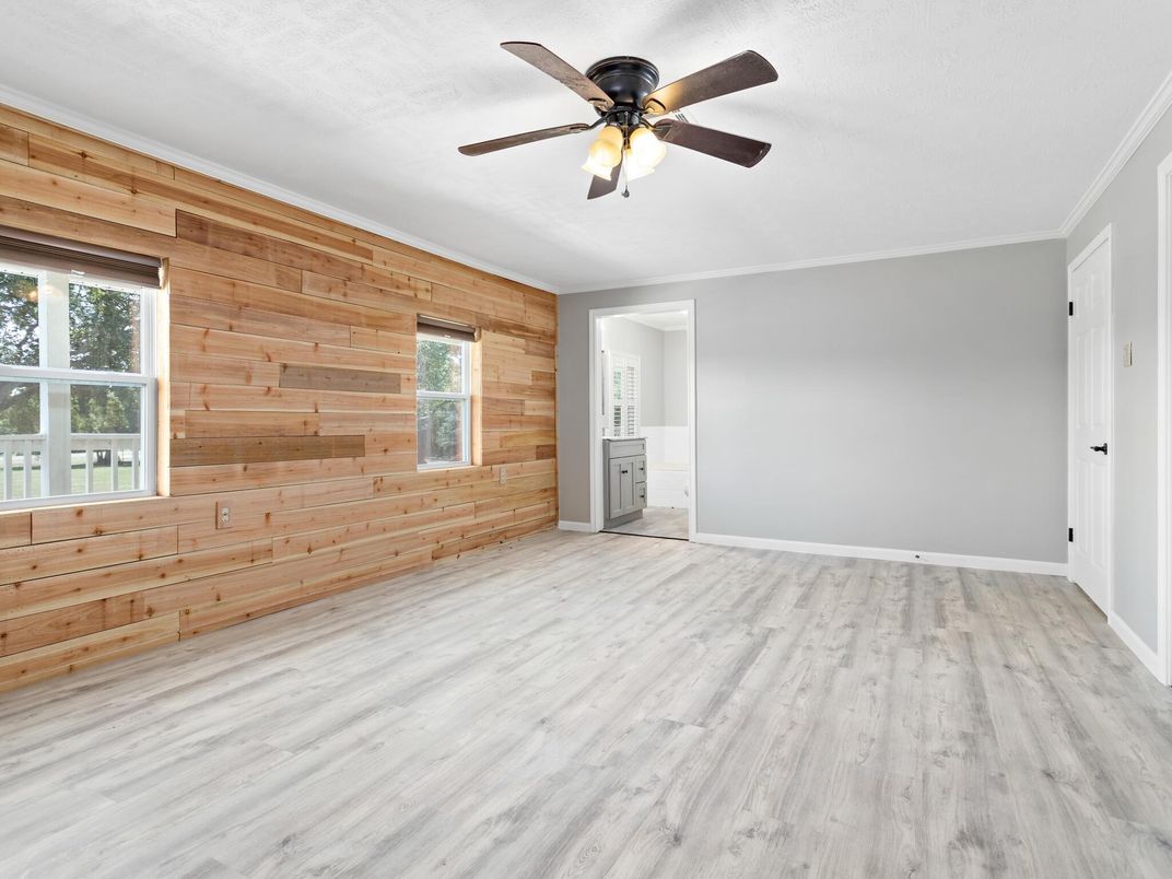 Empty room, Interior, Wood Texture Flooring, Wooden Walls
