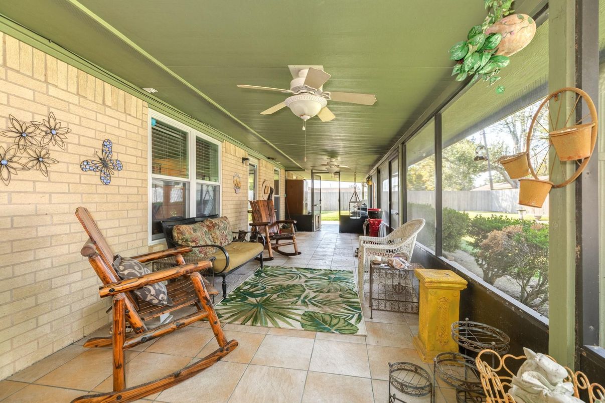 Interior, Stone Walls, Sun Room