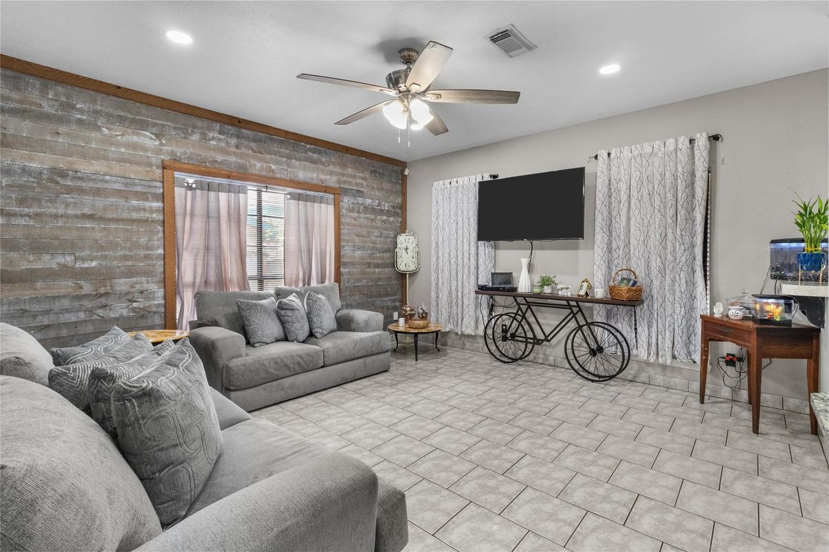 Interior, Living room, Recessed Lighting