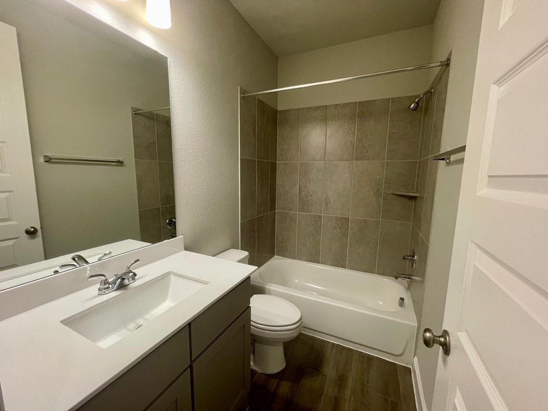 Bathroom, Interior, Wood Texture Flooring