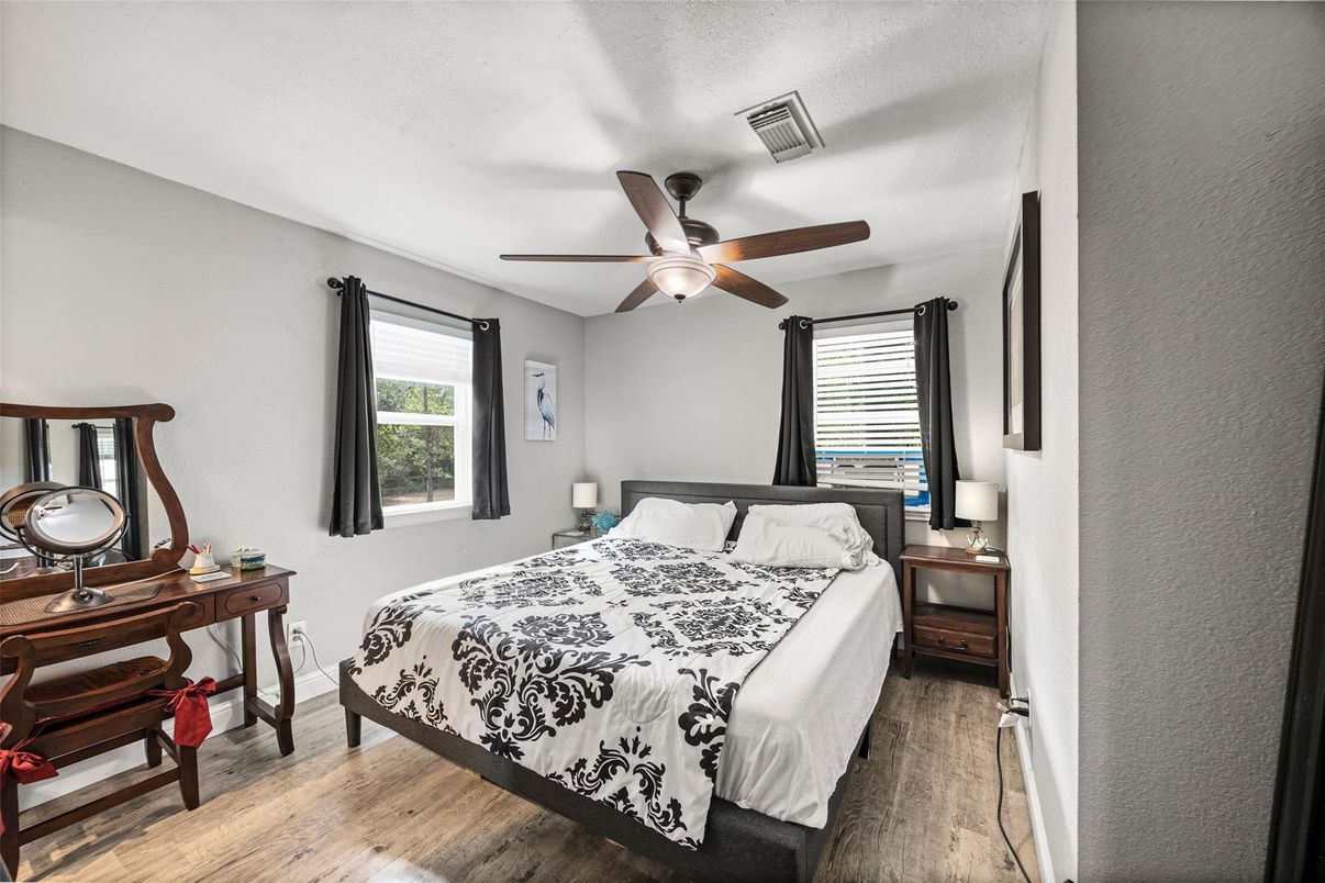 Bedroom, Interior, Wood Texture Flooring