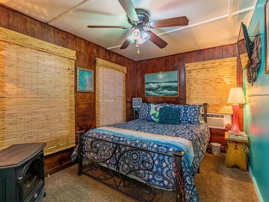 Bedroom, Interior, Wooden Walls