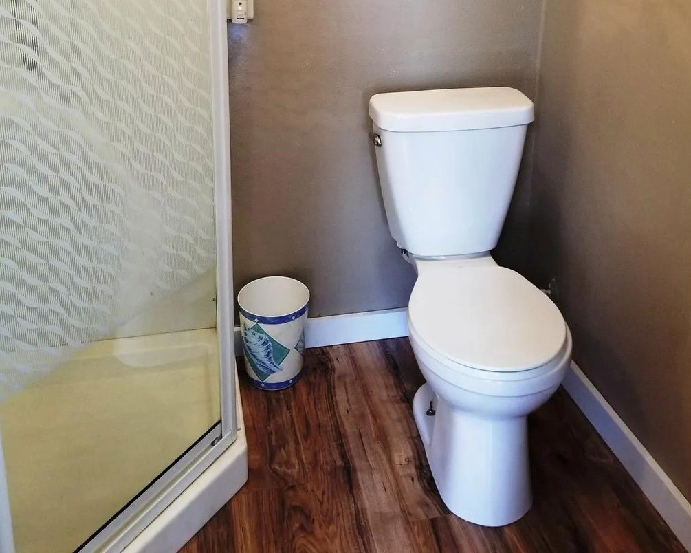 Bathroom, Interior, Wood Texture Flooring