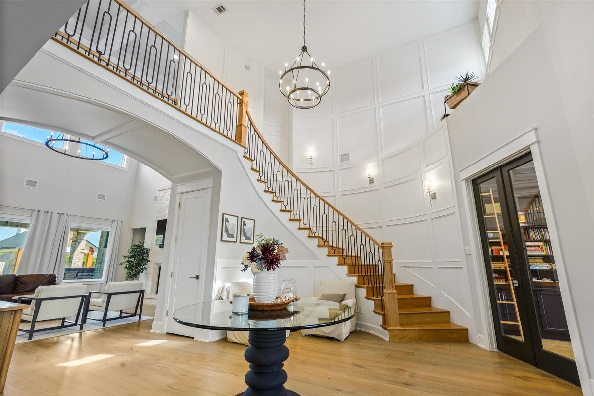 Chandelier, Interior, Pendant Lights, Wood Texture Flooring