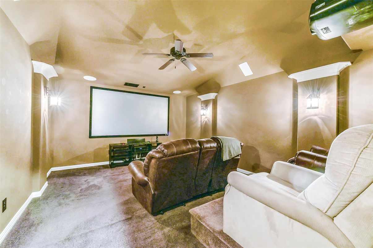 Interior, Projection Screen, Theatre Room