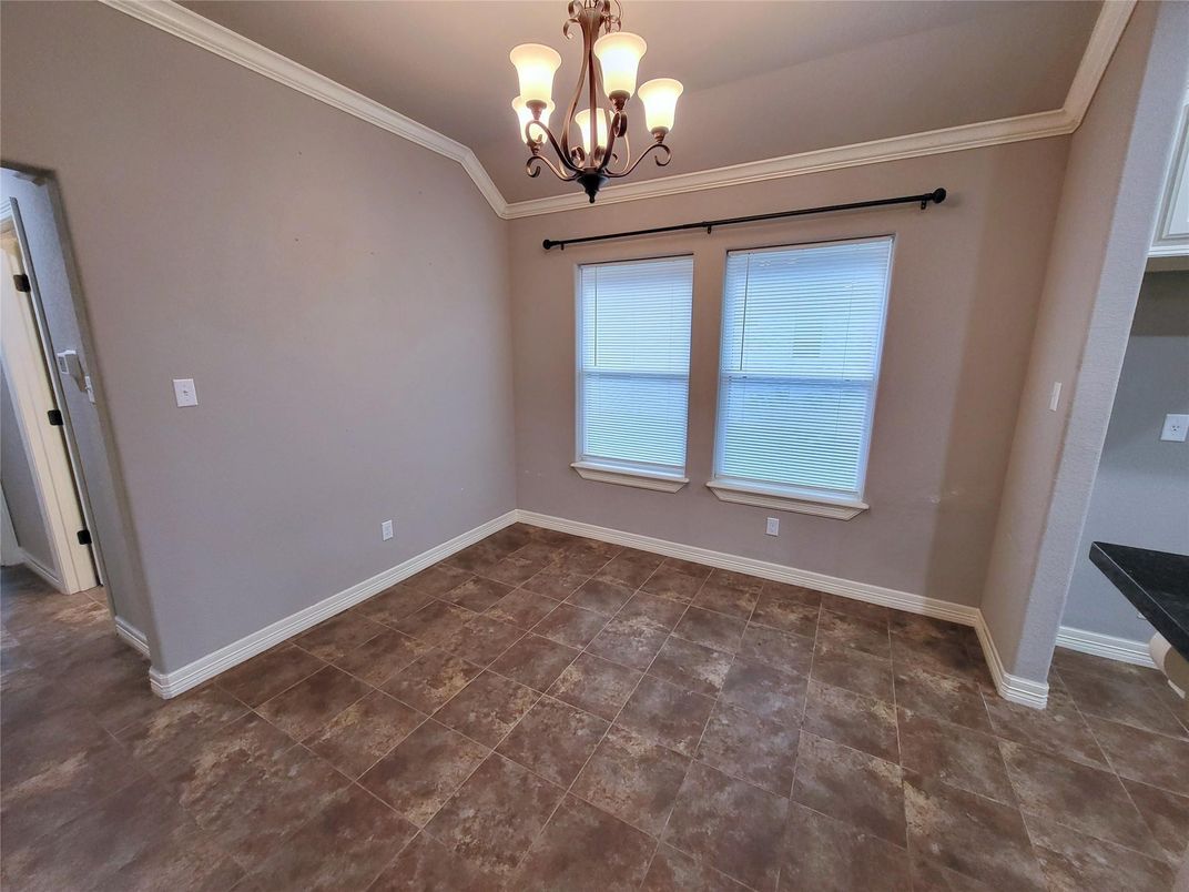 Chandelier, Empty room, Interior